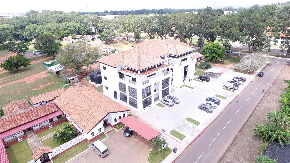 Aerial view of WACCI Building