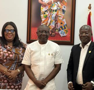 Prof. Eric Danquah of WACCI Engages with Finance Minister